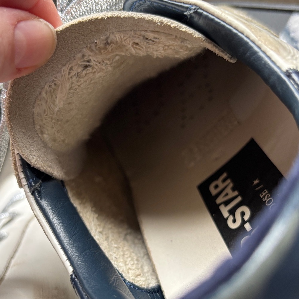 Golden Goose Super-Star White Sneakers - Picture 9 of 16